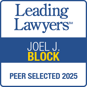 Joel Block Leading Lawyers 2025 badge