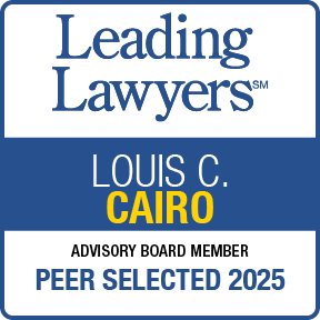 Louis C. Cairo Leading Lawyers 2025 badge