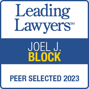 Leading Lawyers - Joel J. Block - Peer selected 2023