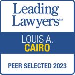 Leading Lawyers - Louis A. Cairo - Peer selected 2023