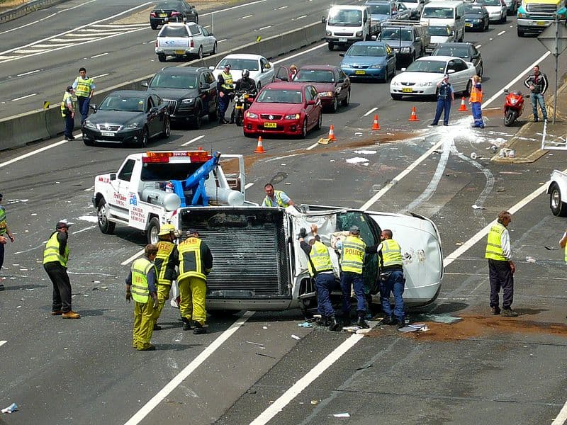 multi-vehicle accident