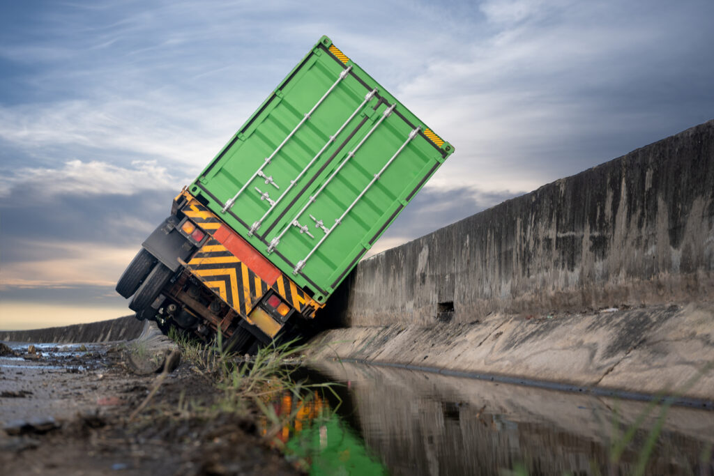 truck trailer lorry transport tipping